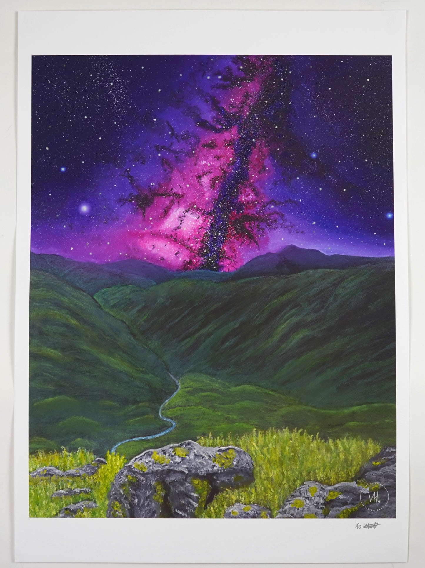 The Milky Way over Lining Crag