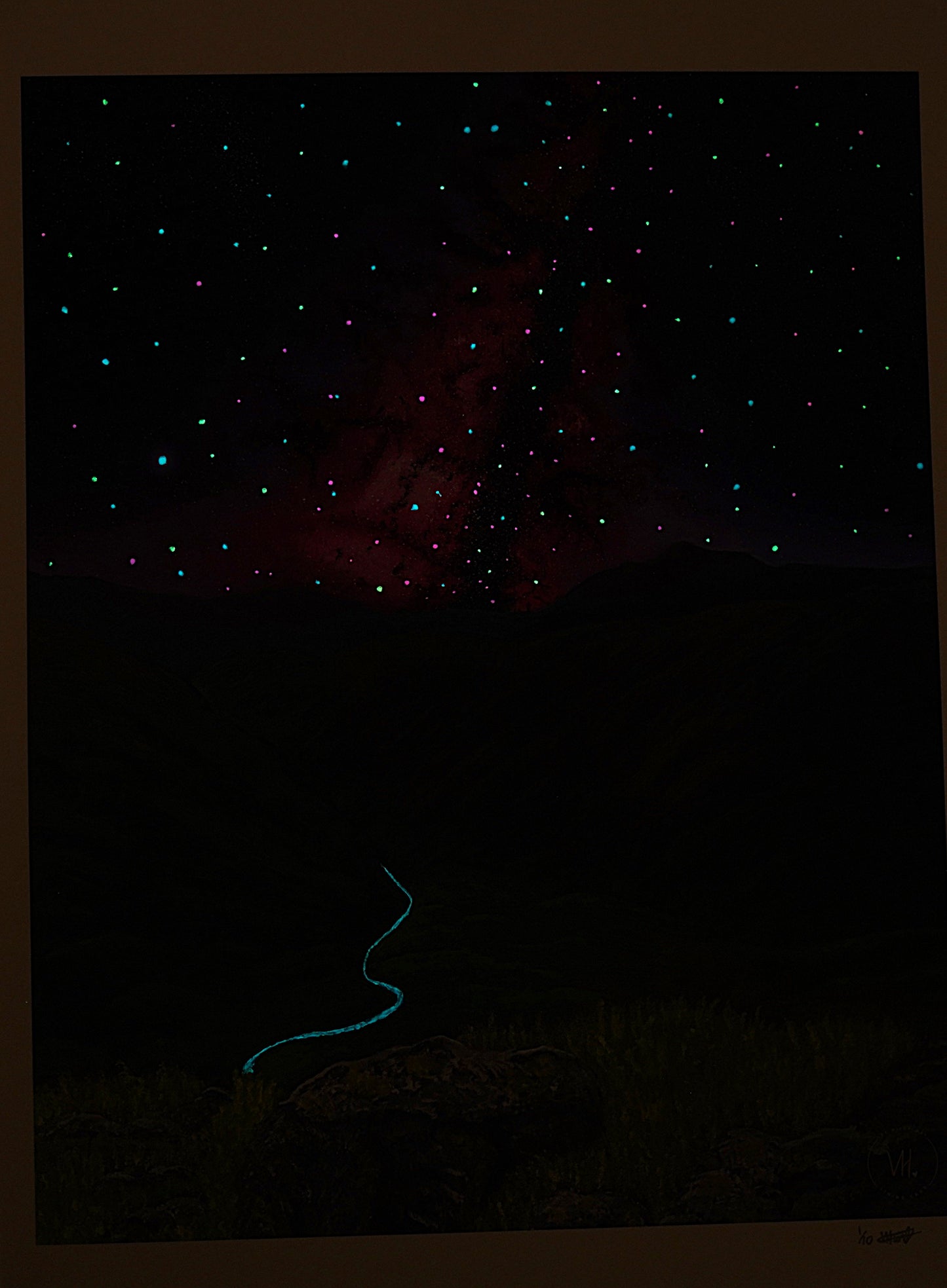The Milky Way over Lining Crag